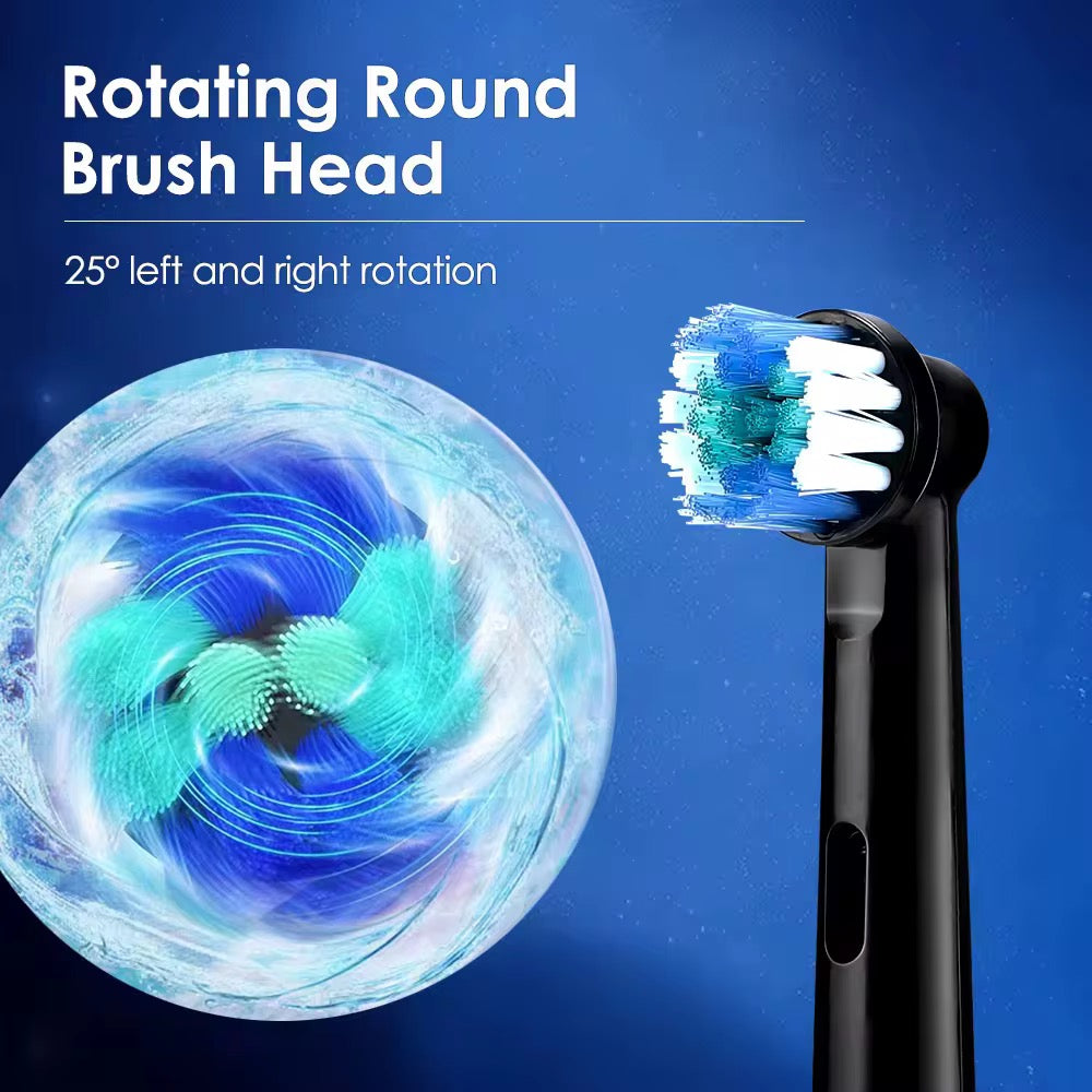 Brosse à dents électrique rotative et intelligente rechargeable USB