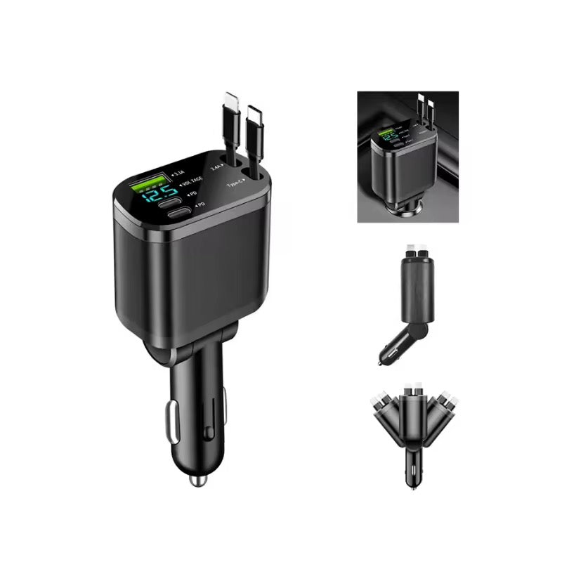 Chargeur M4 Rétractable 4-en-1